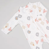 Macacão Zíper - Algodão Egípcio - Urso Letras